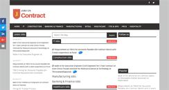 Desktop Screenshot of jobsoncontract.com