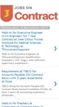 Mobile Screenshot of jobsoncontract.com