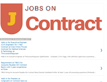 Tablet Screenshot of jobsoncontract.com